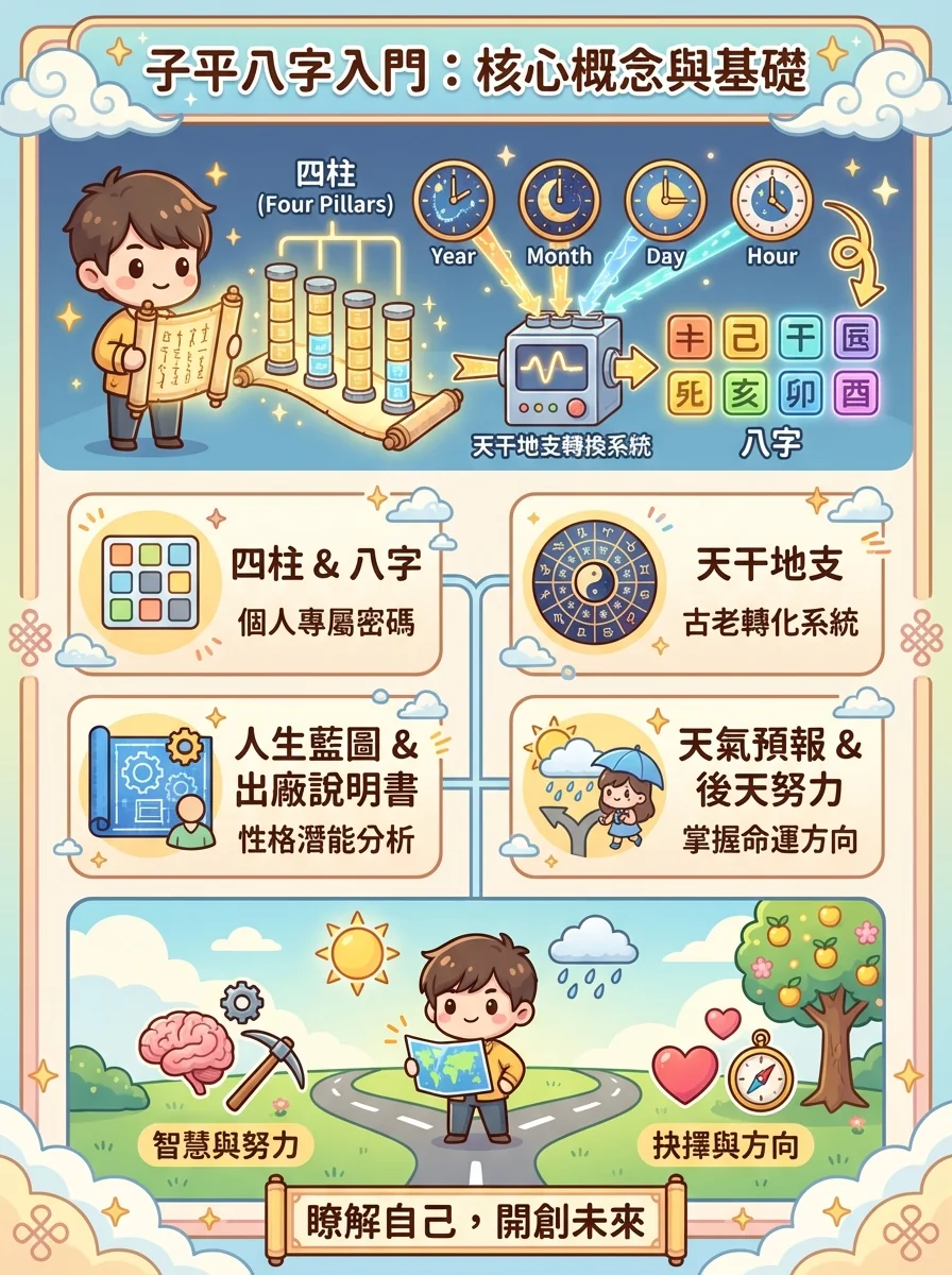 子平八字入門：核心概念與基礎