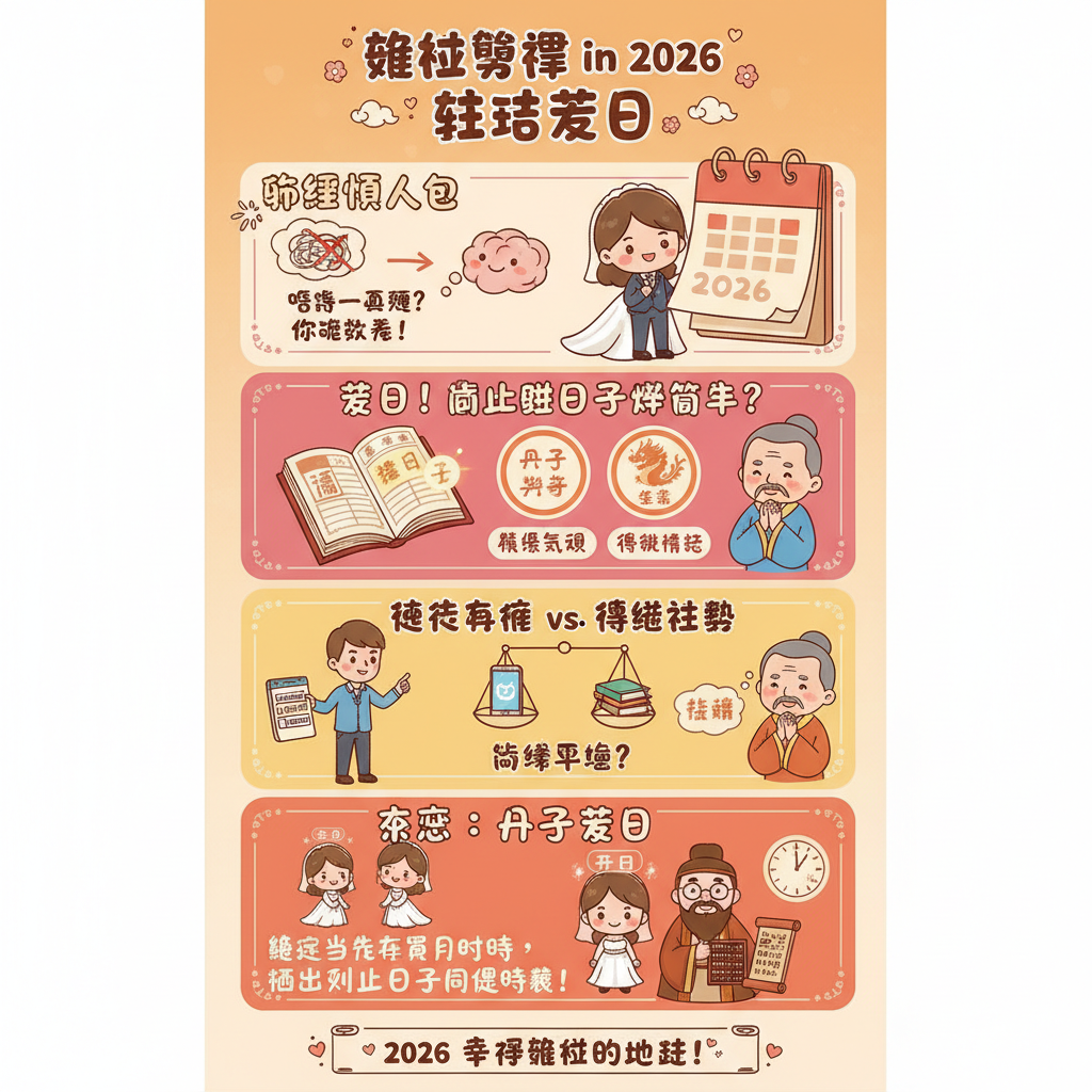 吉日生肖時辰黃道吉日結婚擇日禁忌結婚農曆中式婚禮擇日婚嫁吉日通勝婚嫁禁忌生肖相沖黃道吉日生肖沖煞吉時查詢時辰八字黃曆查詢結婚好日子