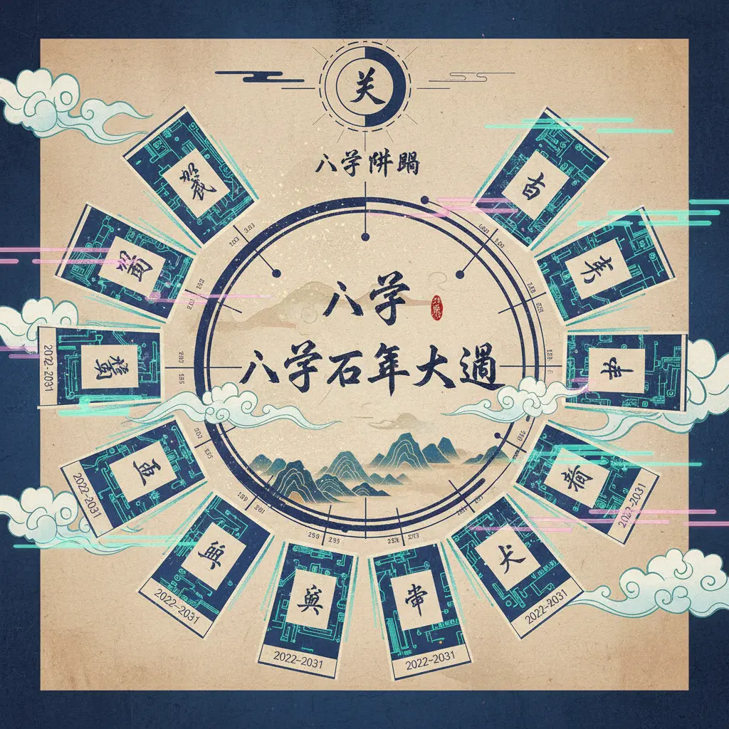 八字排盤 - 八字十年大運