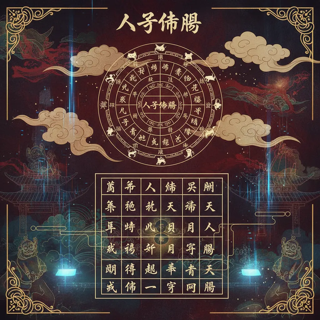 八字命盤 - 八字排盤