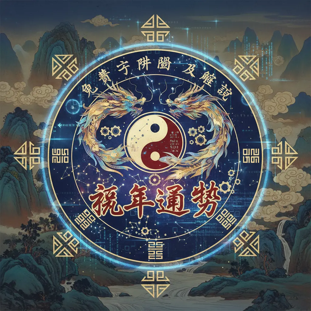 免費八字排盤及解說 - 流年運勢