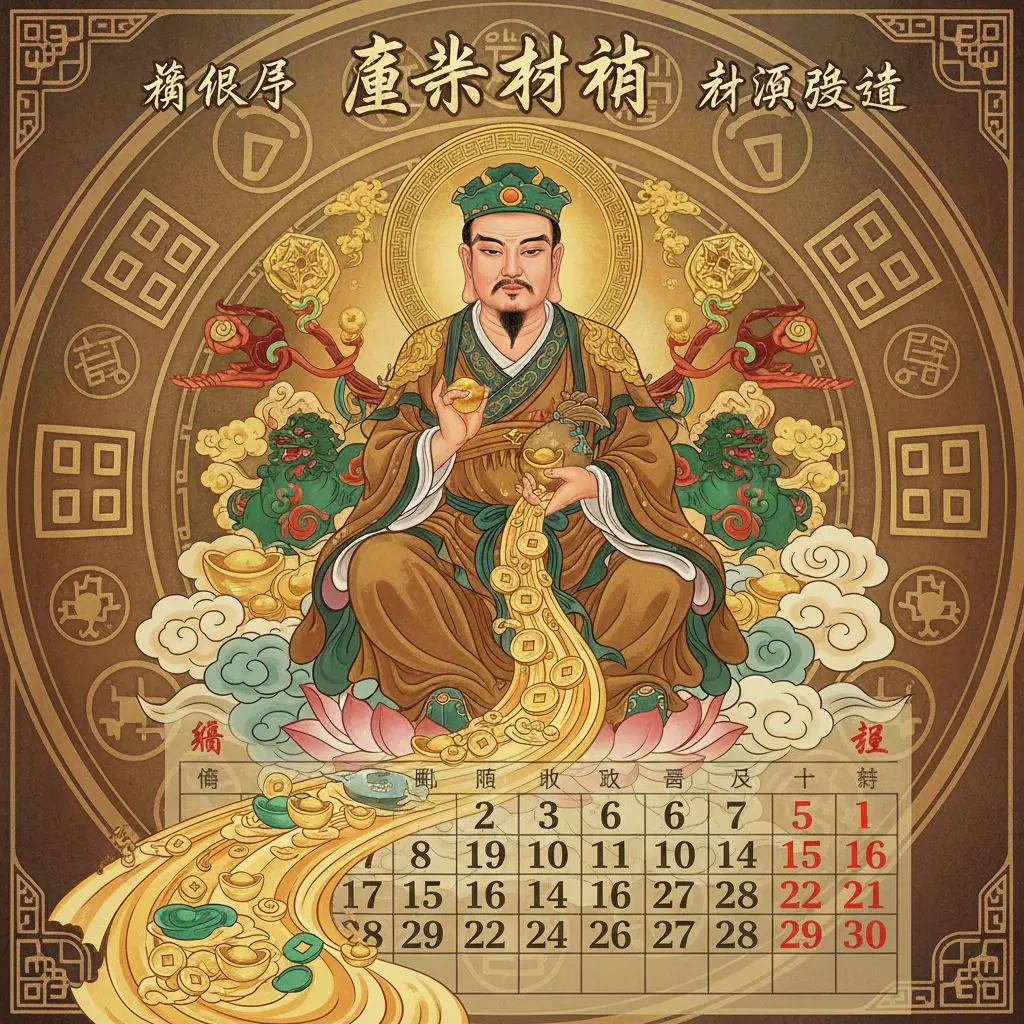農民曆 - 蓮師財神