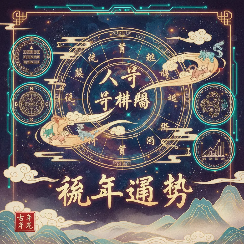 八字排盤 - 八字流年運勢