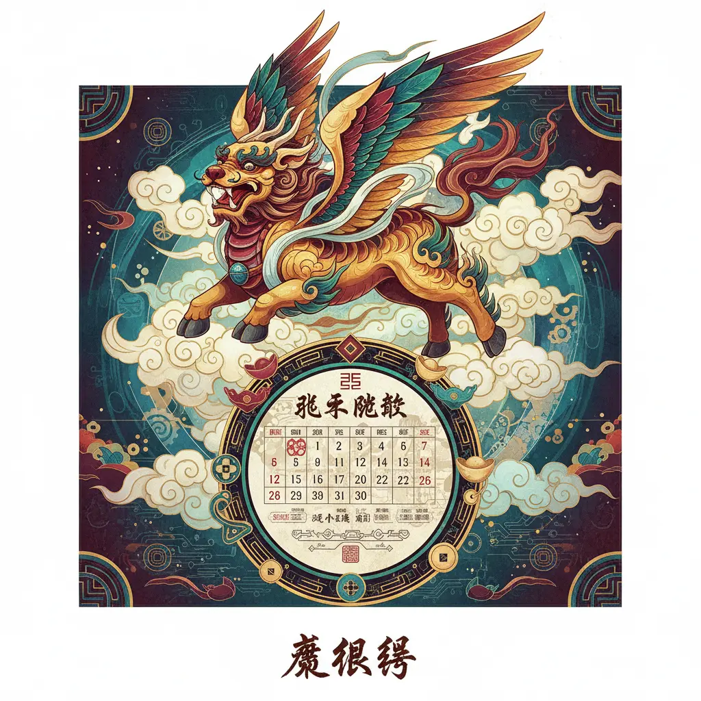 農民曆 - 飛天貔貅