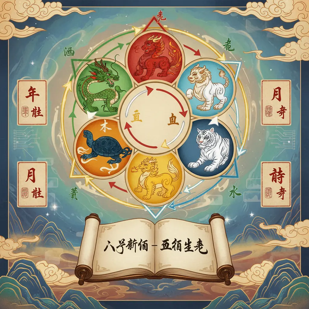 八字算命 - 五行生剋