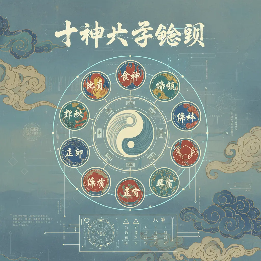 八字查詢 - 十神