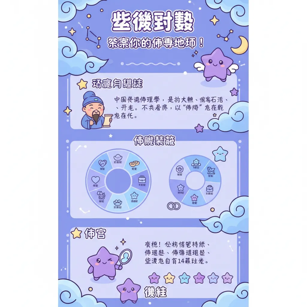 紫微鬥數的定義與核心推算架構