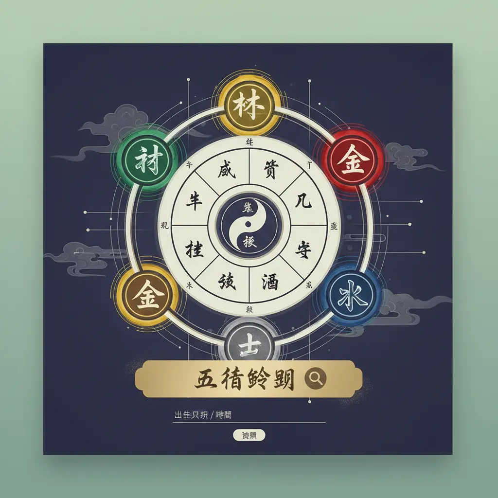 五行查詢 - 生辰八字