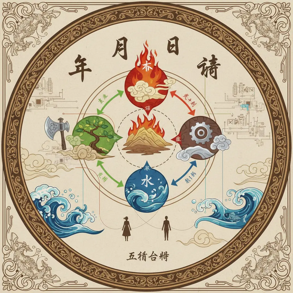 八字合盤 - 五行理論