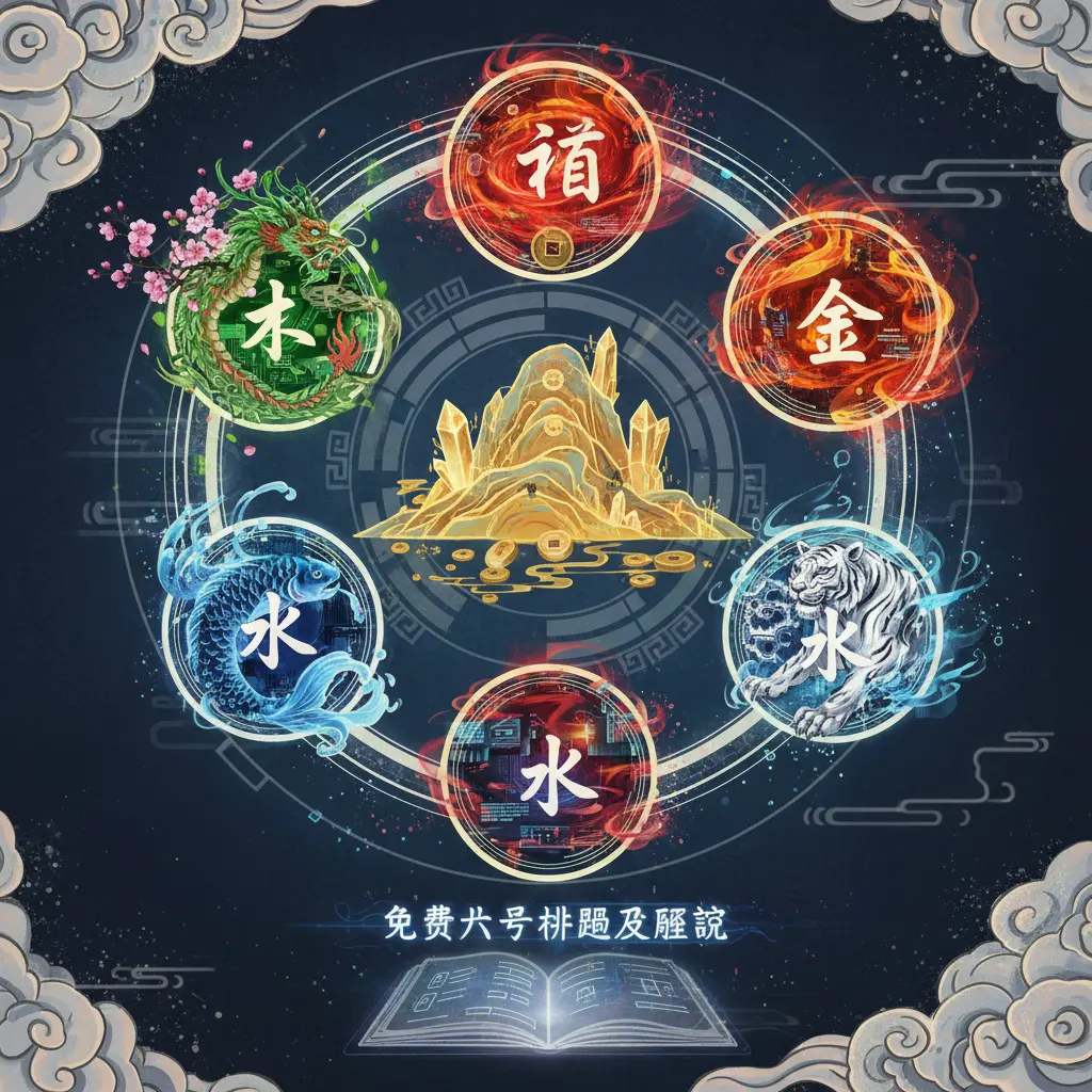 免費八字排盤及解說 - 五行