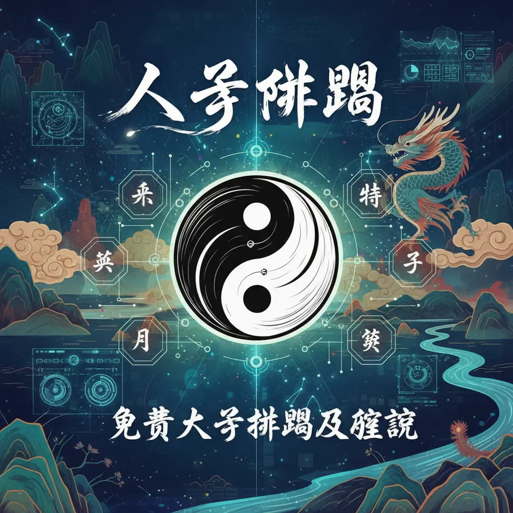 免費八字排盤及解說 - 八字