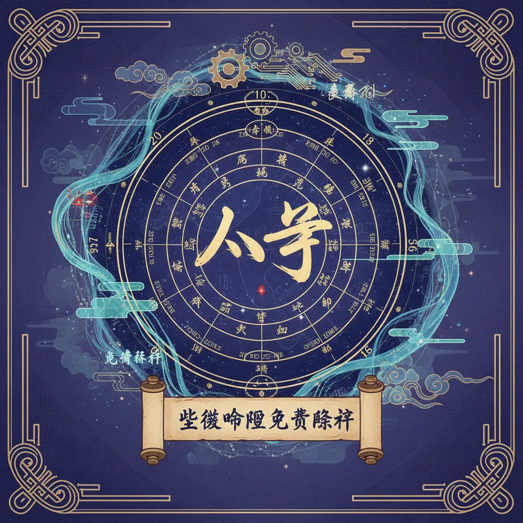 紫微命盤免費解析 - 八字