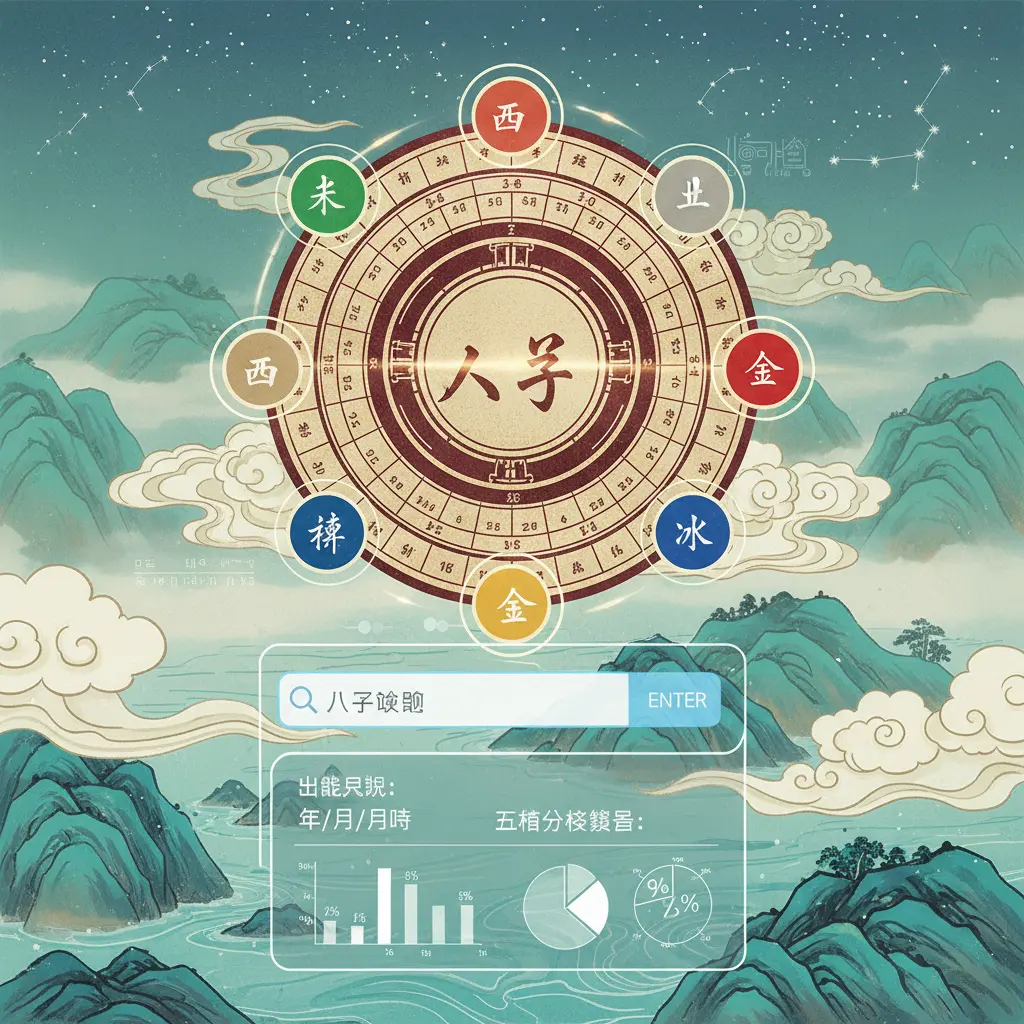 八字查詢 - 八字五行