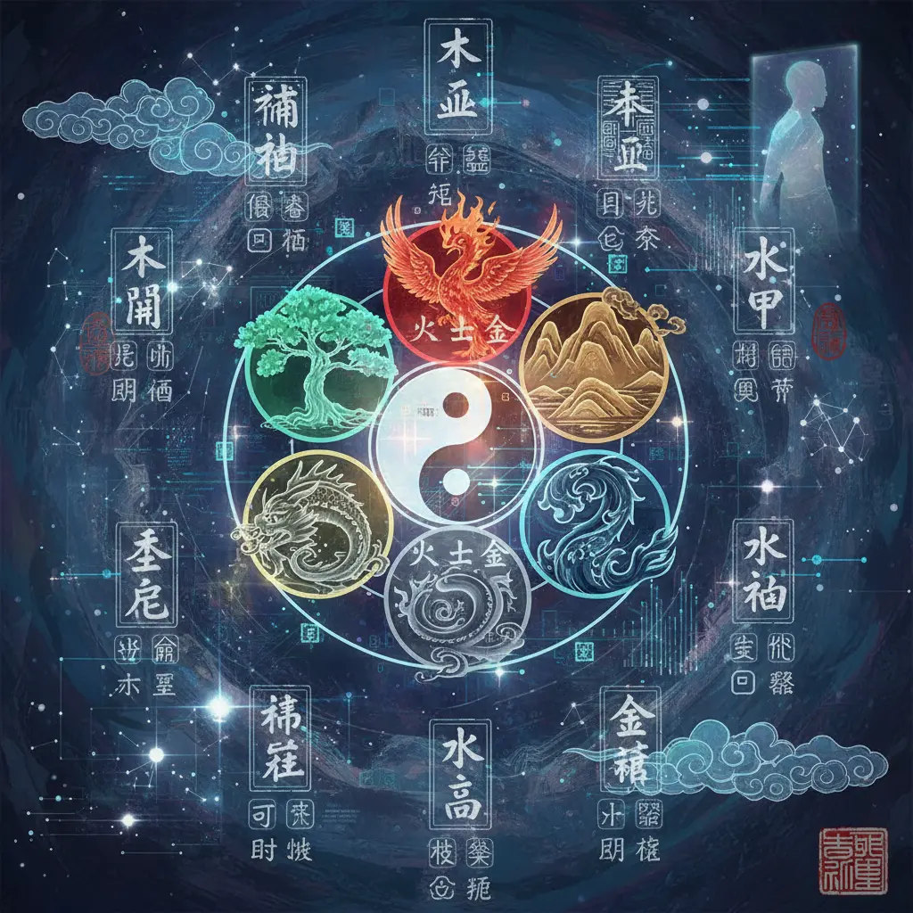 八字命盤 - 五行