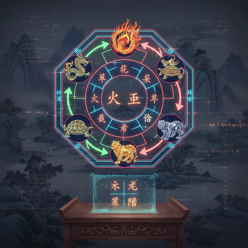 八字排盤 - 五行生剋