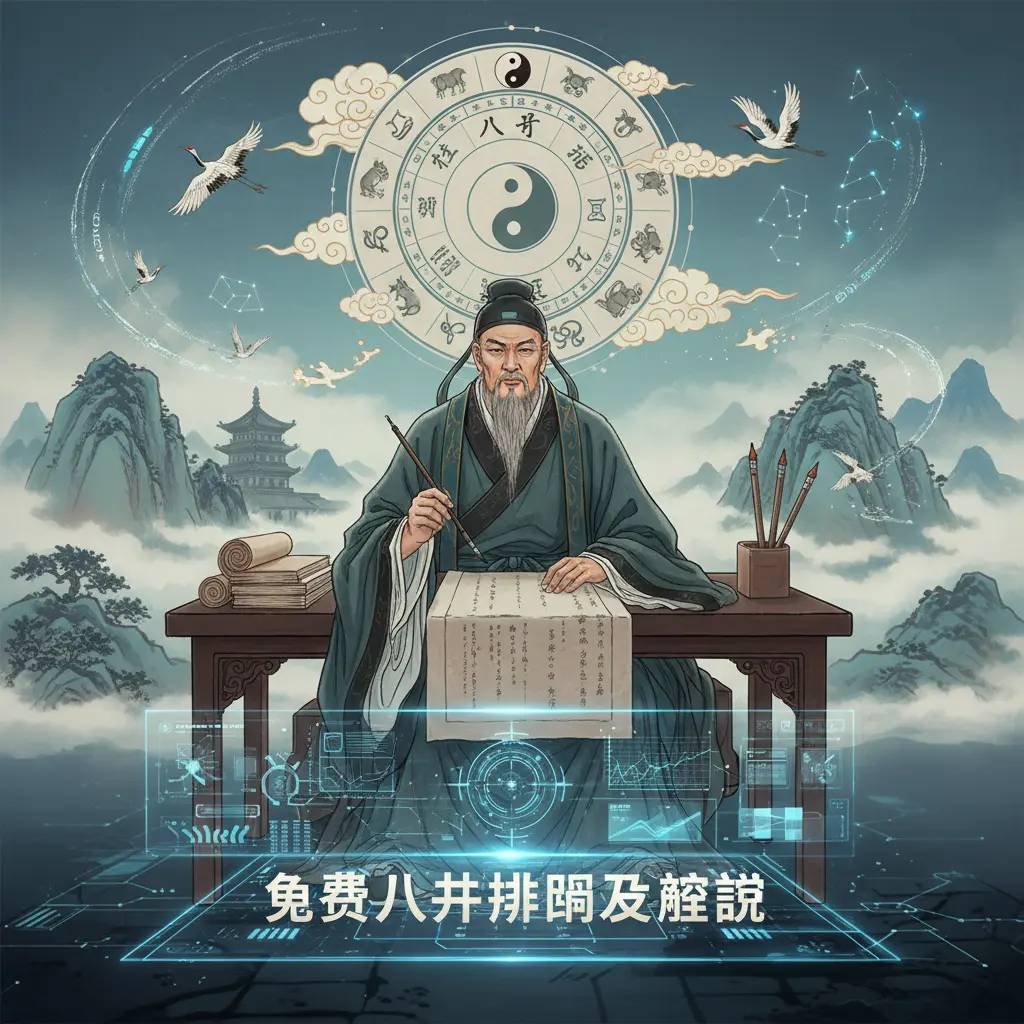 免費八字排盤及解說 - 八字算命