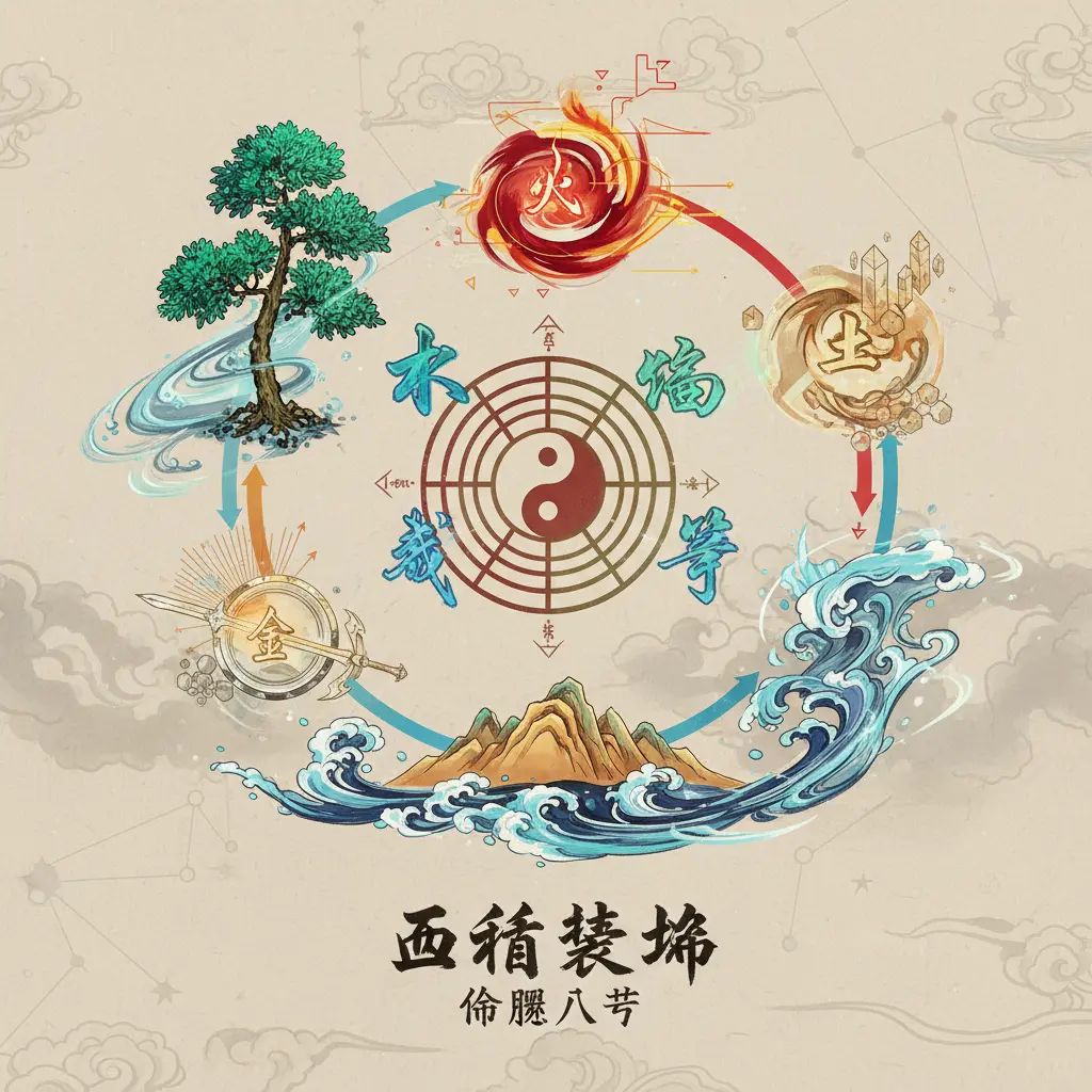 命盤八字 - 五行結構