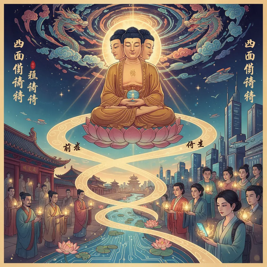 前世今生 - 四面佛點燈